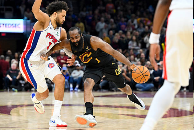 哈登为骑士出战8胜1负 场均19分8助攻！本赛季对活塞3胜0负